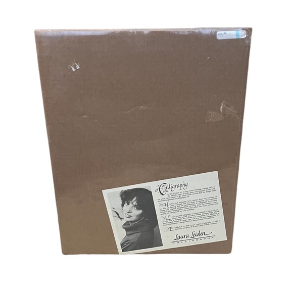 Calligraphy Print by Laura Leiden Sealed Unframed- "Her Little Shadows"‎ - Picture 4 of 6